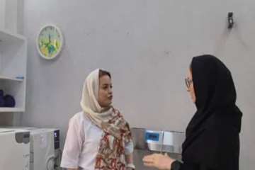  بازدید کارشناسان بهداشت حرفه‌ای از یک کلینیک زیبایی در رشت